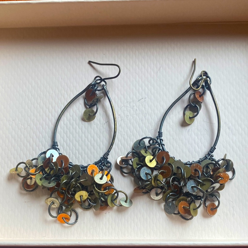 Elegant Multicolor Dangle Earrings